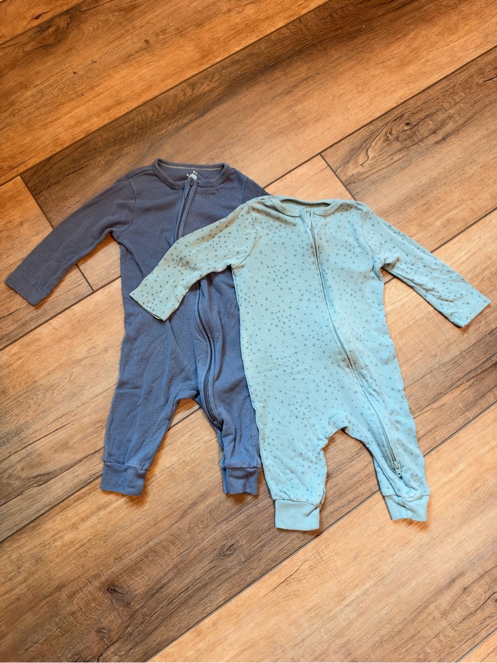 2 Cloud Island Jumpers Size 3-6 Months